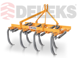 cultivator for tractor width 140cm 7 tynes for soil preparation and weeds disrupting mod de 140 7