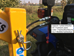 hydraulic crane for small tractors el 200