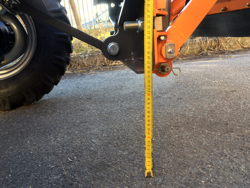 snowblade with plate for tractor ln 220 a