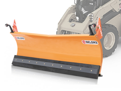 snow plow for up to 3 0 ton skid steer loaders ln 175 m