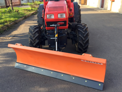 snowplough with plate for tractor lns 190 a