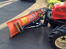 snowplough with plate for tractor lns 190 a