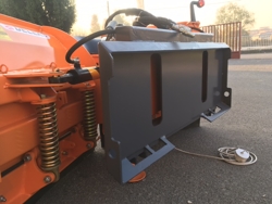 snowplough for up to 3 0 ton skid steer loaders lnv 300 m