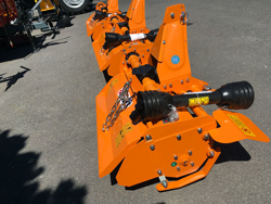 light rotavator tiller for tractors working width 135cm for soil preparation dfl 135