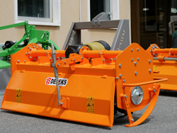 heavy rotavator tiller for tractors working width 180cm for soil preparation mod dfh 180