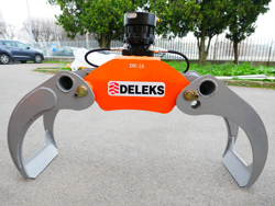 log grapple with fixed rotator for quick linkage dk 16 gr 55ff