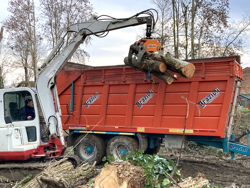 log grapple mini diggers forest crane or manure loading dk 16