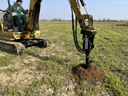 hydraulic earth drill for mini excavator grhd