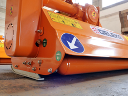 mulcher for compact tractors 120cm shredder mower with hammers lince 120