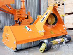 flail mower for compact tractors 140cm mulcher shredder with hammers lince 140