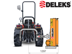 offset verge flail mower multi use sideshift mulcher for tractors volpe 100