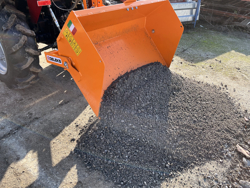tipping transportbox for tractor bucket 140