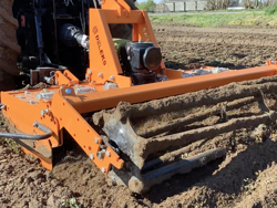 adjustable power harrow for tractors kr 120