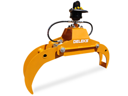 log grapple with rotator for mini diggers and forest cranes dk 10h gr 10