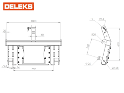 snowblade with 3 point linkage for tractor ln 220 c