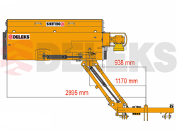 sideshift flail mower heavy offset side mulcher for tractors dragon 200