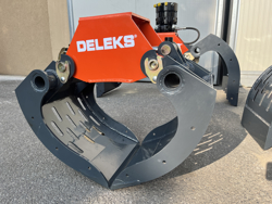 stone and sorting grapple for mini diggers and forest cranes dkp 10