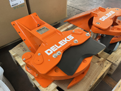 tree shear log grapple for mini excavators cf 11