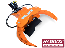 tree shear log grapple for mini excavators cf 11r