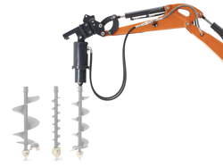 auger mini excavator 1 ton s100