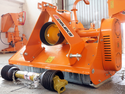 mulcher for compact tractors 80cm shredder mower with hammers lince 80
