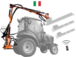 hydraulic hedge bush cutter for tractor falco hw