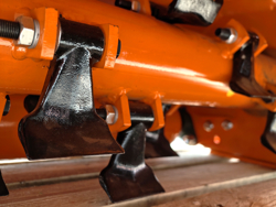 forestry mulcher of 80cm for mini excavators hydraulic shredder mod arj 80
