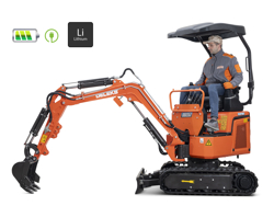 mini excavator 1.1 ton e110