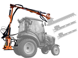 hydraulic hedge bush cutter for tractor falco h