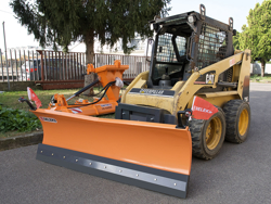snow plow for up to 3 0 ton skid steer loaders ln 175 m refurbished 8