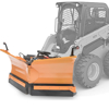 snowblades and v plows for skid steers forklifts deleks