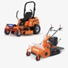 engine powered flail mowers