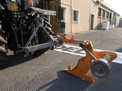 charrue simple dp 35 pour tracteur avec réglage de l inclinaison