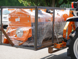 lève palettes 300kg pour attelage 3 points tracteur mod d 300