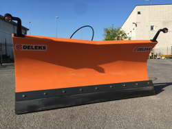 lame à neige frontale avec plaque ln 200 a