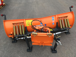 lame à neige frontale avec plaque ln 200 a