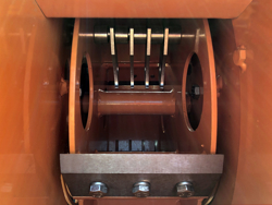 broyeur de branches hydraulique à tambour dk 1300 pour tracteur copeaux et brf