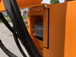 broyeur de branches hydraulique à tambour dk 1300 pour tracteur copeaux et brf