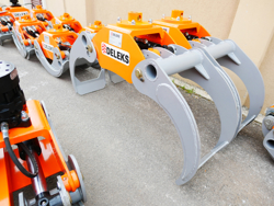 grappin à bois pour pelles et grues capacité 2000kg mod dk 16