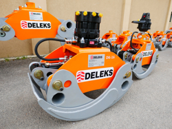 grappin à bois avec rotateur 360 continue modèle dk 16 gr 55ff