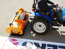 rotovator mélangeur de litière pour tracteur pavo 160