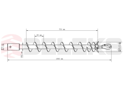 méche diamètre 7 5cm