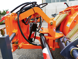 lame à neige frontale avec plaque ln 250 a