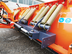 lame à neige frontale avec plaque ln 250 a