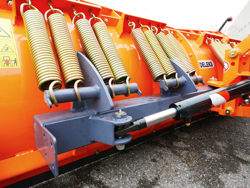 lame à neige frontale avec plaque ln 250 a