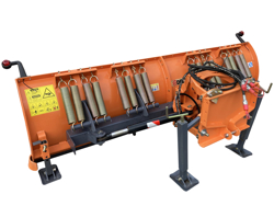 lame à neige frontale avec plaque ln 250 a