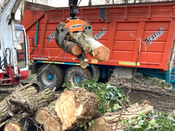 grappin avec rotateur 3 tonnes pour pelles et grues mod dk 16 gr 30f