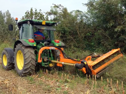 broyeur d accotement à marteaux alce 160 pour tracteur