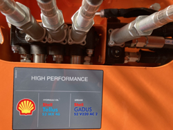 epareuse hydraulique pour tracteur avec broyeur ou taille haie mod airone 130 tr