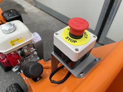 broyeur de branches thermique dk 500 honda à tambour moteur 15cv